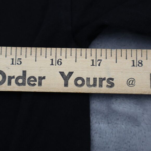 The Hundreds Shirt Womens S Black Cropped Short Sleeve Crew Neck Cotton T Shirt - Picture 5 of 15